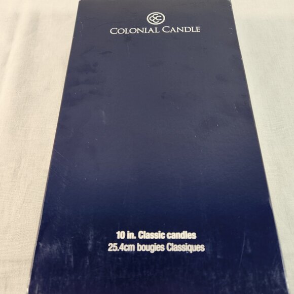 Colonial Candle, Christmas Red 10" Classic Candles, Unscented, Box of 12 NEW - Picture 5 of 7